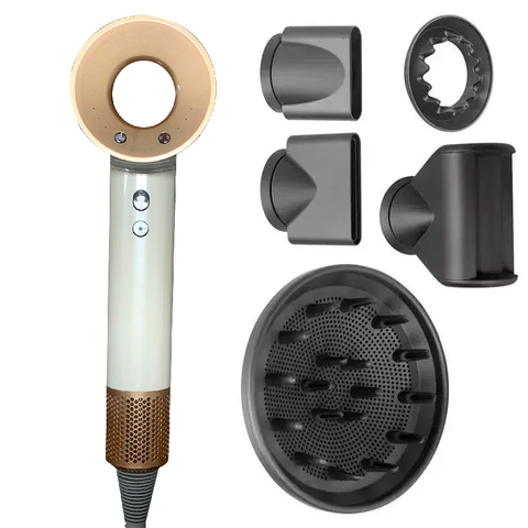 Фен стайлер для волосся 5 в 1 Turbo Premium Magic Hair 1600 Вт 5 насадок Білий HD07O фото