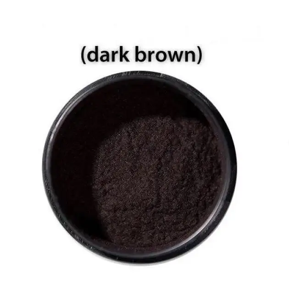 Загущувач для волосся (пудра) toppik hair building fibers темно-коричневий dark brown db-02 фото