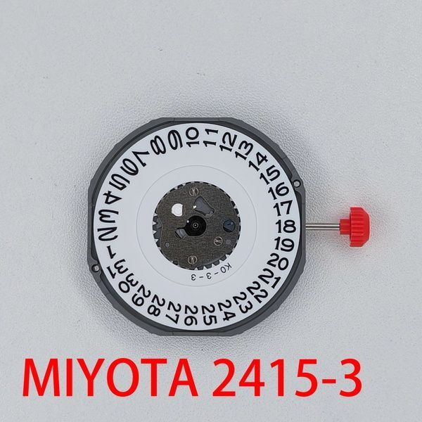 Механізм для наручного годинника кварцовий Miyota 2415 під три стрілки з датою на 3 години IBWMY2415-3 фото