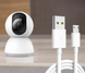 Кабель usb - micro usb для зарядки та живлення 14 м білий USB-micro 14m фото 3