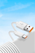 Кабель usb - type-c 2a для зарядки і живлення 5 м білий USB Type-C 5m фото 3