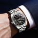 Чоловічий годинник Binbond &mdash; Класичний наручний годинник із металевим браслетом, сріблястий / чорним циферблат IBW933SB фото 2