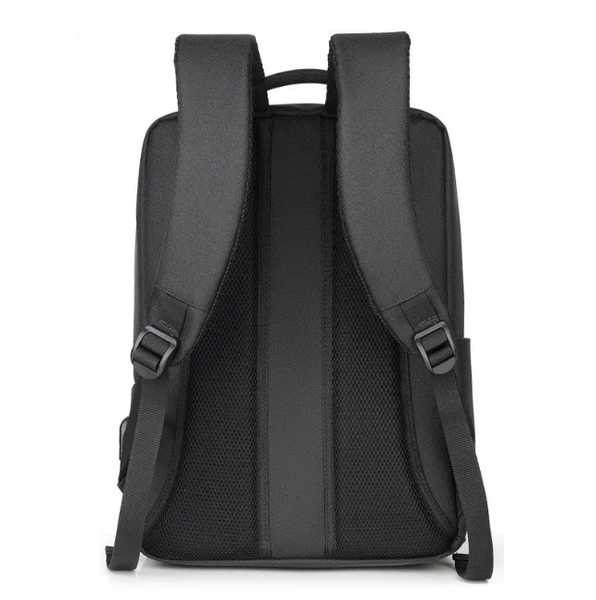 Рюкзак протиударний для ноутбука 15,6" с usb, чорний колір IBN010B3 фото