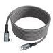 Кабель Oculus Link USB 3.2 Type-C 5 м в оплетці для Quest 2/3/Pro, Pico 4 Сірий AC-5mGS фото 1