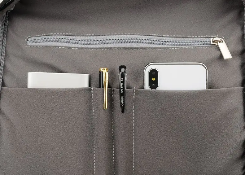 Рюкзак протиударний для ноутбука 15,6" с usb, чорний колір IBN010B2 фото