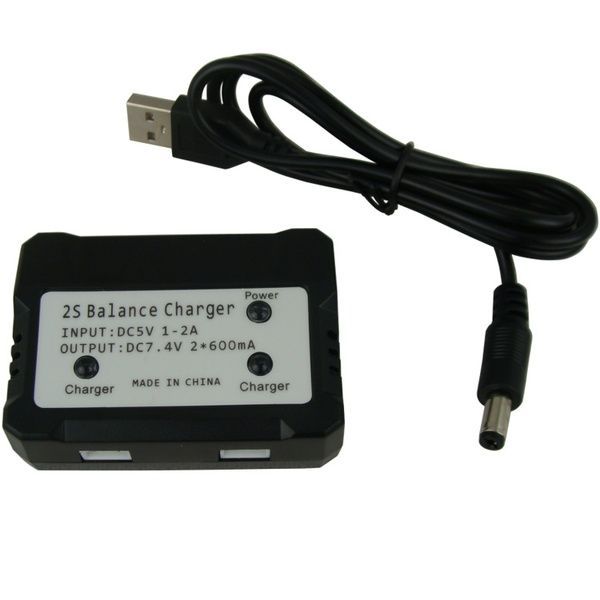 Зарядний пристрій BMS 2S на 2 акумулятори Li-Po Li-ion 7.4V 2x600mAh XH 3P BMAX-2X2S фото