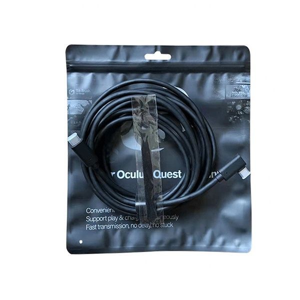Кабель Oculus Link USB-C 3.2 Type-C 5 м для Quest 2/3/Pro/Pico 4 з передачею даних Чорний CC-5mGB фото