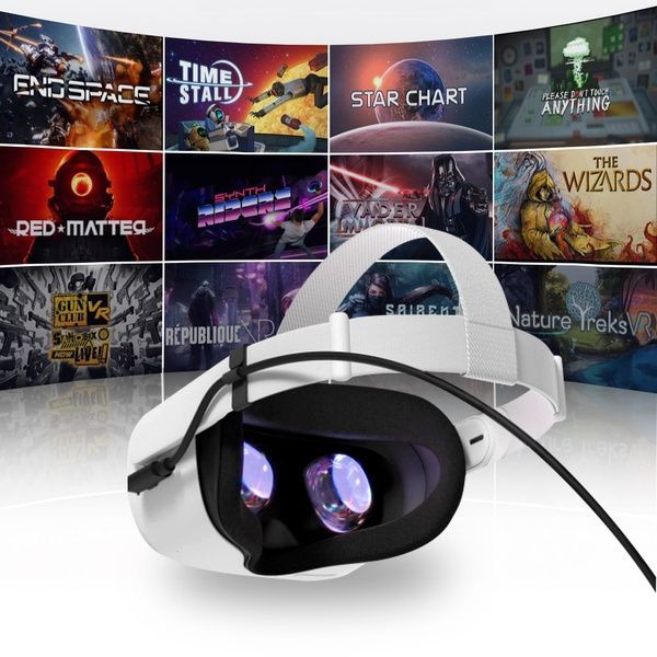 Кабель Oculus Link USB-C 3.2 Type-C 5 м для Quest 2/3/Pro/Pico 4 з передачею даних Чорний CC-5mGB фото