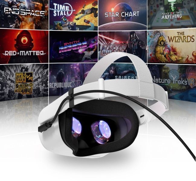 Кабель Oculus Link USB 3.2 Type-C 3 м для Quest 2/3/Pro/Pico 4 з передачею даних Чорний AC-3mGB фото