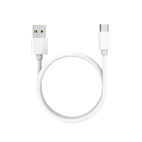 Кабель usb - type-c для зарядки та живлення 2,4a 25см білий USBType-C025m фото