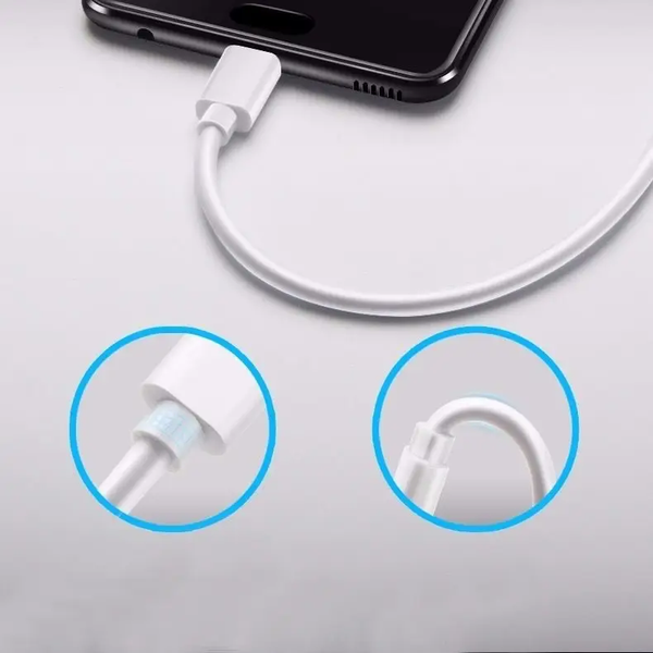 Кабель usb - micro usb довжиною 8 м для заряджання та живлення білий USB-micro/8m фото